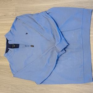 U.S Polo Assn Blue Mock Neck 1/4 Zip